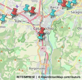 Mappa Via Amedeo Modigliani, 40033 Casalecchio di Reno BO, Italia (2.77533)