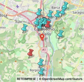 Mappa Via Amedeo Modigliani, 40033 Casalecchio di Reno BO, Italia (1.841)