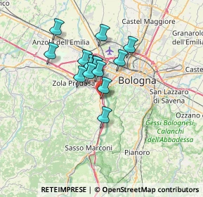 Mappa Via Amedeo Modigliani, 40033 Casalecchio di Reno BO, Italia (5.17571)