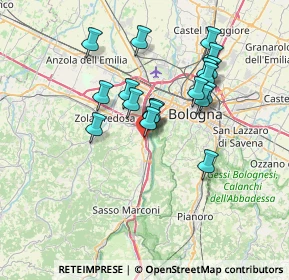 Mappa Via Amedeo Modigliani, 40033 Casalecchio di Reno BO, Italia (6.06895)