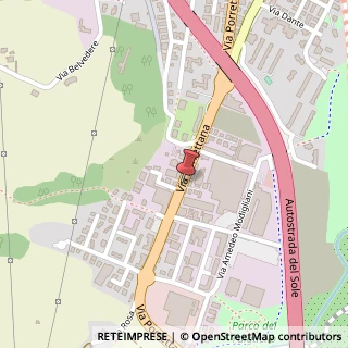 Mappa Via Porrettana,  506, 40033 Casalecchio di Reno, Bologna (Emilia Romagna)