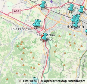 Mappa Via del Tintoretto, 40033 Casalecchio di Reno BO, Italia (6.33429)