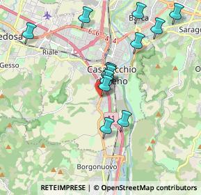 Mappa Via del Tintoretto, 40033 Casalecchio di Reno BO, Italia (1.83)