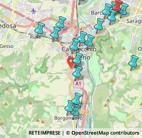 Mappa Via del Tintoretto, 40033 Casalecchio di Reno BO, Italia (2.473)