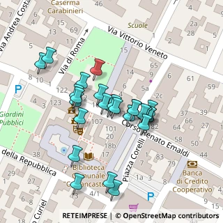 Mappa Corso Renato Emaldi, 48010 Fusignano RA, Italia (0.02222)
