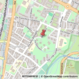 Mappa Via Savigno, 1, 40139 Bologna, Bologna (Emilia Romagna)