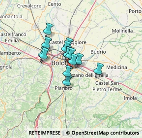 Mappa Via delle Argonne, 40141 Bologna BO, Italia (8.04929)
