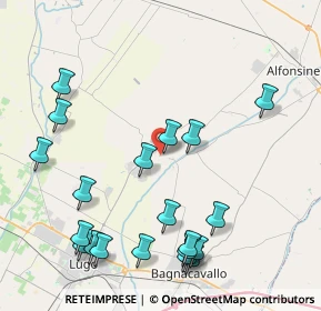 Mappa Piazza B. Emaldi, 48032 Fusignano RA, Italia (4.9715)