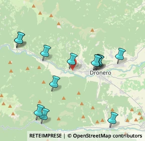 Mappa Strada Valle Maira, 12020 Roccabruna CN, Italia (4.26923)