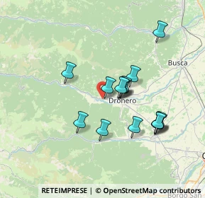 Mappa Strada Valle Maira, 12020 Roccabruna CN, Italia (6.21467)