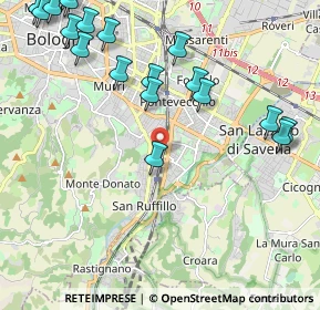 Mappa Via Don Luigi Guanella, 40141 Bologna BO, Italia (2.8525)