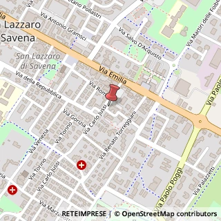 Mappa Via Carlo Jussi, 9, 40068 San Lazzaro di Savena, Bologna (Emilia Romagna)
