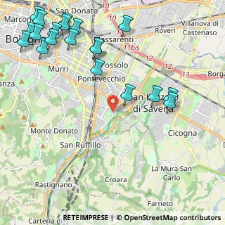Mappa Via Luigi Longo, 40139 Bologna BO, Italia (2.9975)