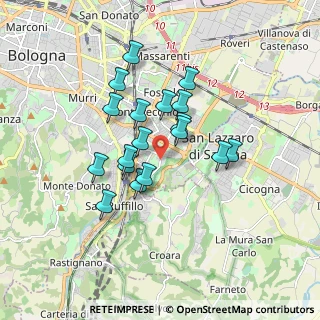 Mappa Via Luigi Longo, 40139 Bologna BO, Italia (1.42167)