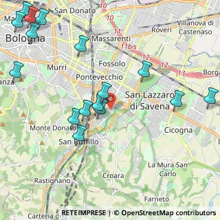 Mappa Via Luigi Longo, 40139 Bologna BO, Italia (2.7325)