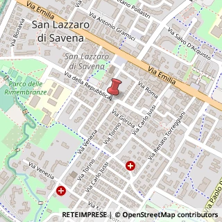 Mappa Via della Repubblica, 62-64, 40068 Budrio, Bologna (Emilia Romagna)