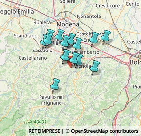 Mappa Via Castelvetro, 41054 Castelvetro di Modena MO, Italia (9.71125)