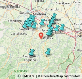 Mappa Via Castelvetro, 41054 Castelvetro di Modena MO, Italia (12.419)