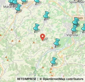 Mappa Via Castelvetro, 41054 Castelvetro di Modena MO, Italia (6.95889)