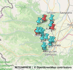 Mappa Strada Valle Maira, 12025 Dronero CN (11.087)