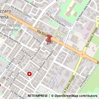 Mappa Via Carlo Jussi, 3H, 40068 San Lazzaro di Savena, Bologna (Emilia Romagna)