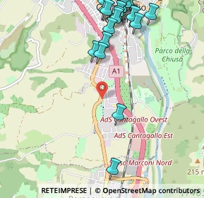 Mappa Via Alfredo Catalani, 40033 Casalecchio di Reno BO, Italia (1.3565)