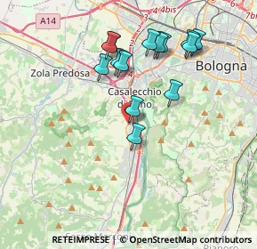 Mappa Via Alfredo Catalani, 40033 Casalecchio di Reno BO, Italia (3.63714)