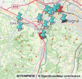 Mappa Via Alfredo Catalani, 40033 Casalecchio di Reno BO, Italia (4.39286)