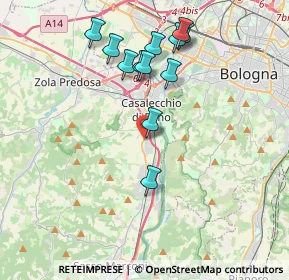 Mappa Via Alfredo Catalani, 40033 Casalecchio di Reno BO, Italia (3.81)