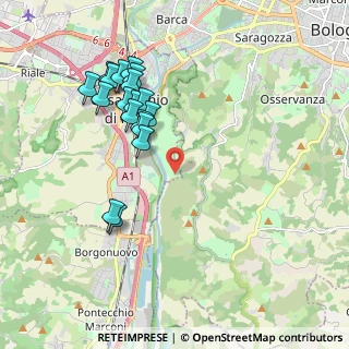 Mappa Quartiere Saragozza, 40033 Bologna BO, Italia (1.98)