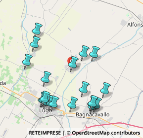 Mappa Via dell'Artigianato, 48032 Fusignano RA, Italia (4.4515)