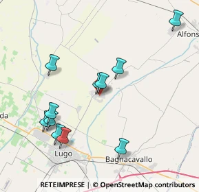 Mappa Via dell'Artigianato, 48032 Fusignano RA, Italia (4.09091)