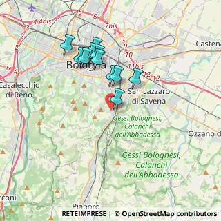 Mappa Via del Picchio, 40141 Bologna BO, Italia (3.23273)