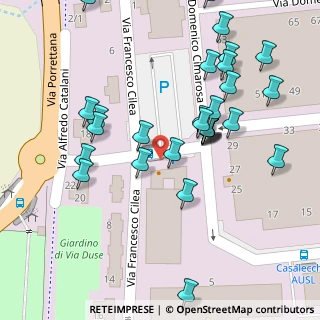 Mappa Via Duse Eleonora, 40033 Casalecchio di Reno BO, Italia (0.05862)