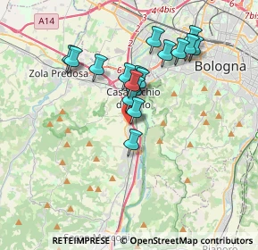 Mappa Via Duse Eleonora, 40033 Casalecchio di Reno BO, Italia (3.16059)