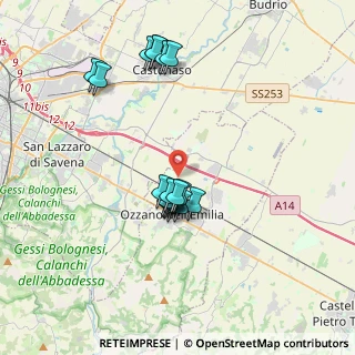 Mappa Via Olmatello, 40064 Ozzano dell'Emilia BO, Italia (3.46294)