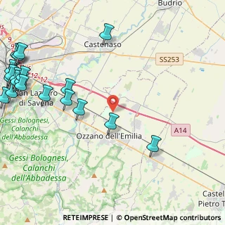 Mappa Via Olmatello, 40064 Ozzano dell'Emilia BO, Italia (6.6385)