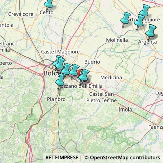 Mappa Via Olmatello, 40064 Ozzano dell'Emilia BO, Italia (18.96462)