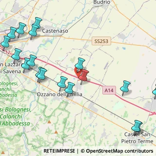 Mappa Tangenziale Nord Bologna, 40064 Ozzano dell'Emilia BO, Italia (6.232)