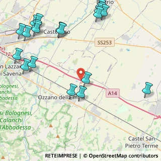 Mappa Via della Chimica, 40064 Ozzano dell'Emilia BO, Italia (6.067)