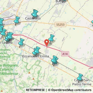 Mappa Via della Chimica, 40064 Ozzano dell'Emilia BO, Italia (6.6245)