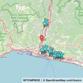 Mappa 16162 Genova GE, Italia (7.46273)