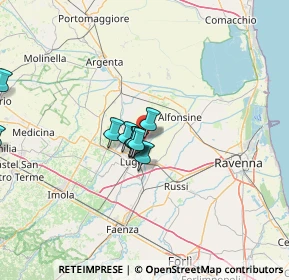 Mappa Via Walter Tobagi, 48032 Fusignano RA, Italia (20.97429)