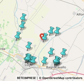 Mappa Via Walter Tobagi, 48032 Fusignano RA, Italia (4.4215)