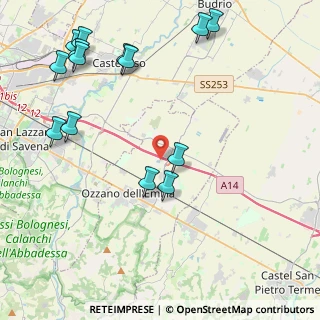 Mappa Via Grafica, 40064 Ozzano dell'Emilia BO, Italia (5.40071)