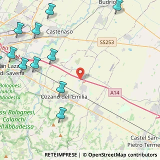 Mappa Via Grafica, 40064 Ozzano dell'Emilia BO, Italia (6.50545)