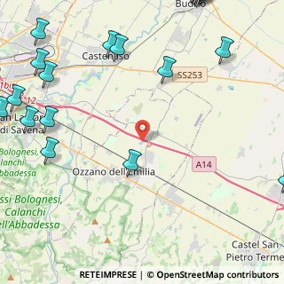 Mappa Via Grafica, 40064 Ozzano dell'Emilia BO, Italia (7.3385)