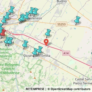 Mappa Via Grafica, 40064 Ozzano dell'Emilia BO, Italia (6.836)