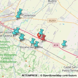 Mappa Via Grafica, 40064 Ozzano dell'Emilia BO, Italia (4.05818)