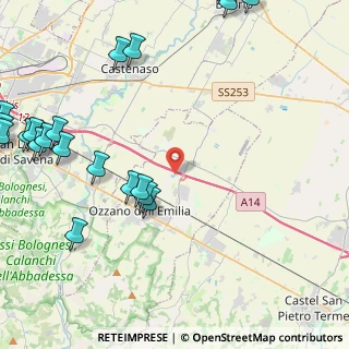 Mappa Via Grafica, 40064 Ozzano dell'Emilia BO, Italia (6.3625)